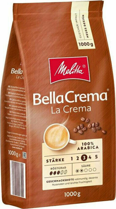 Melitta Bella Crema Espresso La Crema κόκκοι καφέ - 8x1Kg