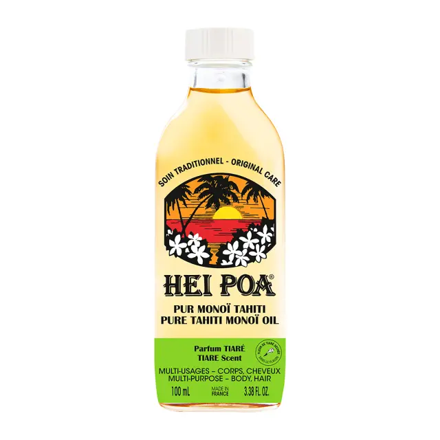 HEI POA PURE TAHITI MONOI OIL TIARE Λάδι Monoi πολλαπλών χρήσεων με άρωμα λουλουδιών Tiare 100ml