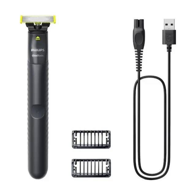 Philips Ξυριστική Μηχανή Προσώπου OneBlade Black (QP1424/10)