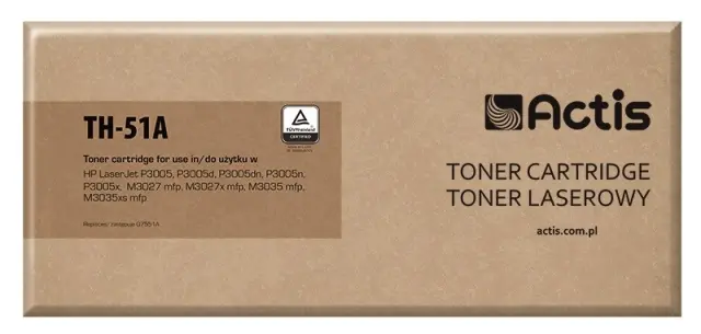 Actis TH-51A Toner (replacement for HP 51A Q7551A Standard 6500 pages black)
