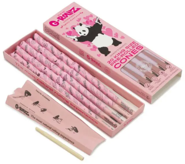 G-Rollz Cone Κώνος Pink - King Size 20τεμ. 2