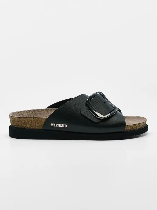Mephisto Πέδιλα Γυναικείο δέρμα Μαύρο MEP/HARIANA BLACK 3