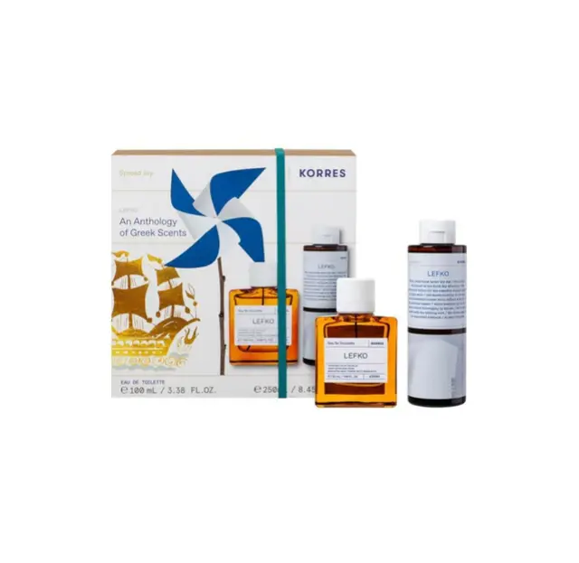 Korres Promo Pack Lefko Άρωμα, 100ml & Lefko Αφρόλουτρο, 250ml