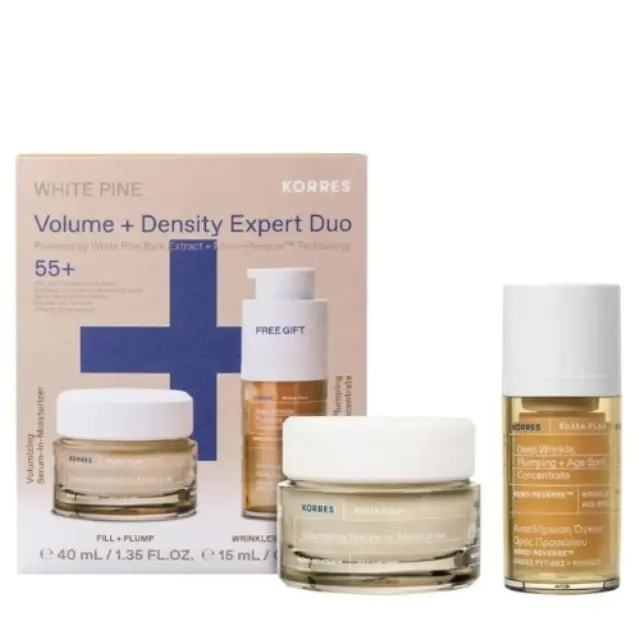 Set White Pine Volume + Density Expert Duo με White Pine Volumizing Serum-in-Moisturizer Κρέμα Ημέρας για Κανονικές/Μικτές Επιδερμίδες 40ml & Deep Wri