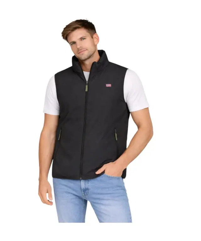 Norway Nautical School - Ανδρικό Αμάνικο Μπουφάν 859122-BLACK Μαύρο 3