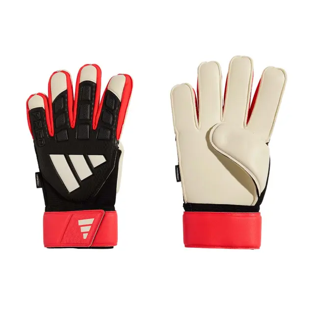 adidas Performance Adult Predator Match Fingersave Goalkeeper Gloves Μαύρο KR0471 (adidas Performance)