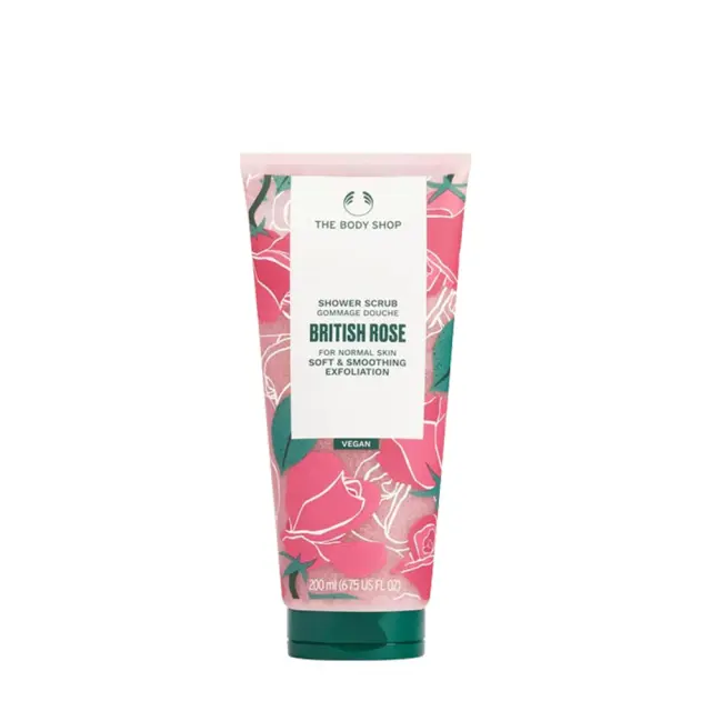 The Body Shop British Rose Shower Scurb