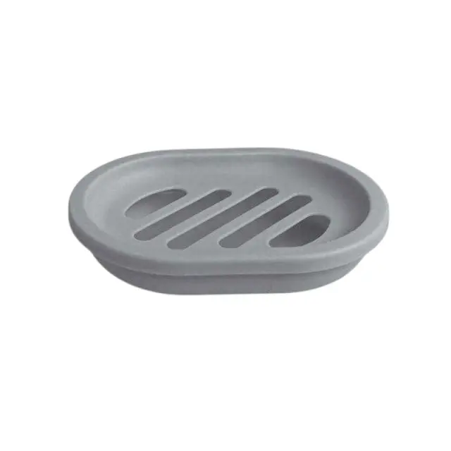 Σαπουνοθήκες μπάνιου πλαστικές - Σετ 9pcs - Grey - 21616