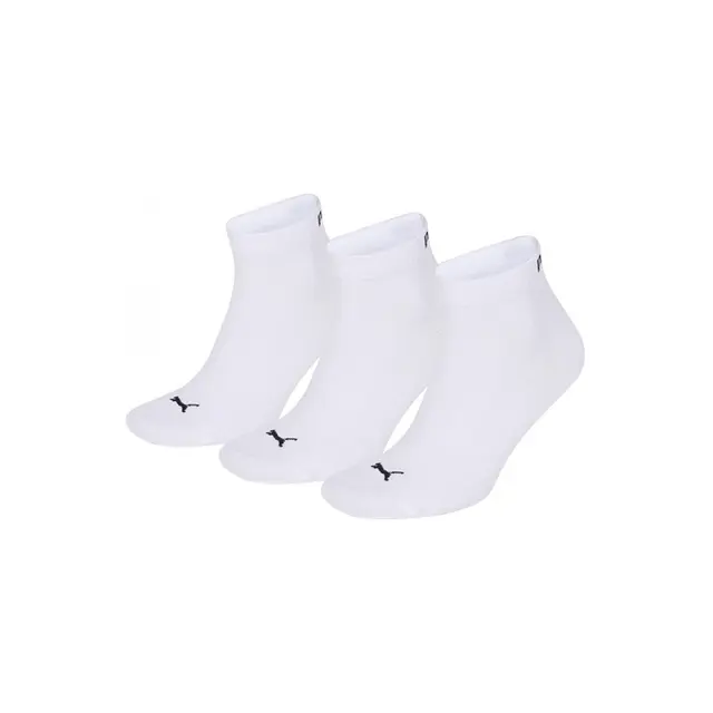 Puma Unisex PLA 3 Pairs Quarter 3/4 Dobotex Socks Άσπρο 271080001-300 (Puma)