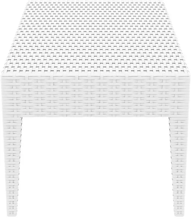 Τραπέζι MIAMI Λευκό PP 92x53x45cm 3