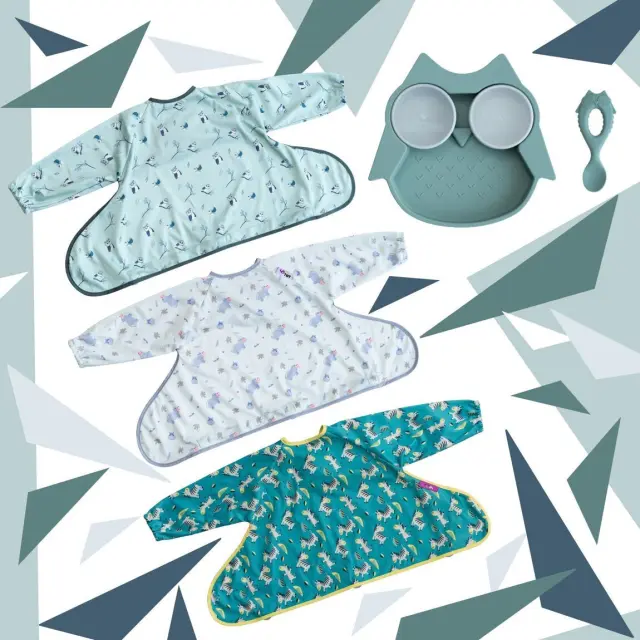 Σετ Easy Weaning Essentials Cover & Catch Owl - Tidy Tot 2