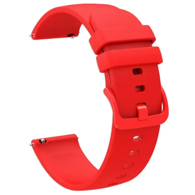 Pure Colour Λουράκι για Smartwatch 22mm-Red OEM 2
