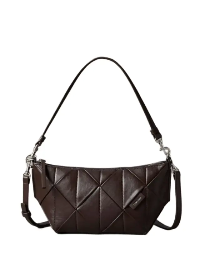 Calvin Klein γυναικεία τσάντα ώμου με υφαντό emblem logo LV04F3546G-1 - OS