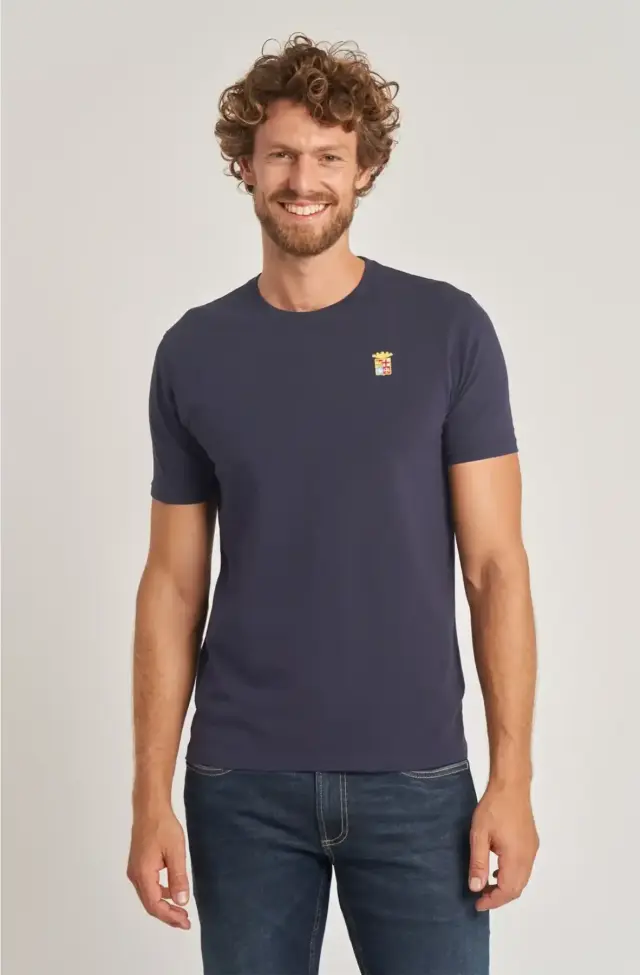 Marina Militaire - Ανδρικό Crew neck T-shirt Essentials Cotton MYT0189-900004 Μπλε - L