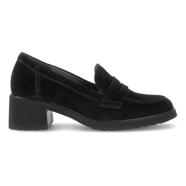 Gabor Μοκασίνια-Loafers Γυναικείο δέρμα suede Μαύρο GAB/400701 002-BLACK - 39