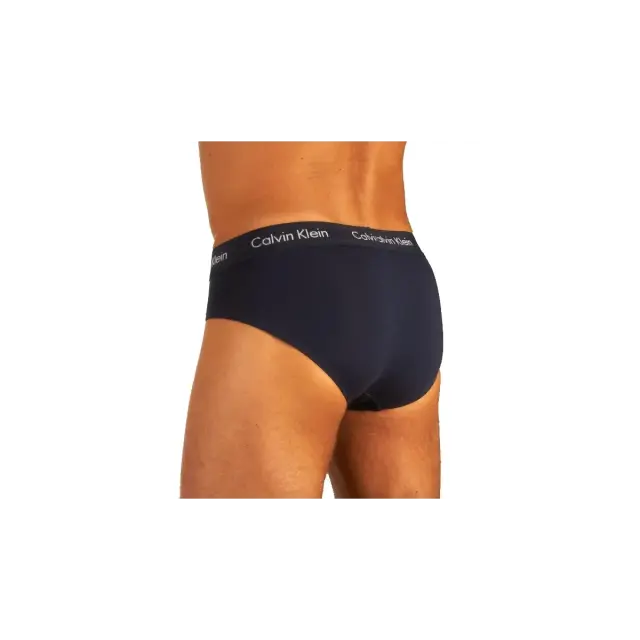 Calvin Klein Ανδρικό Σλιπ LRB -Τριπλό Πακέτο, Χρώμα Μπλε Shadow/Μαύρο/Cobalt - S 3