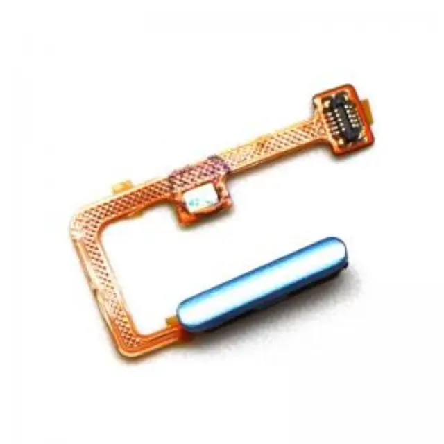 Καλώδιο Πλακέ Πλήκτρου On/Off Xiaomi Mi 11 Lite με Fingerprint Sensor Μπλε (OEM) N59833 3