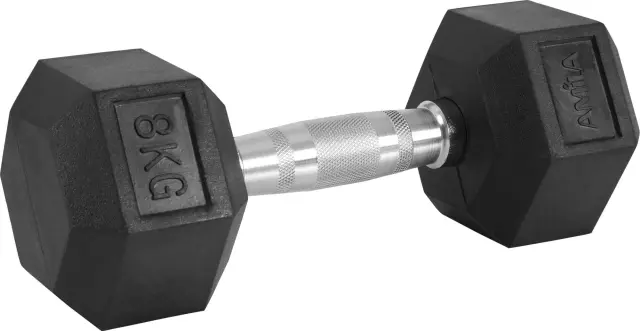 Αλτήρας Εξάγωνος Rubber Cover Class A - 8,0Kg (84538)