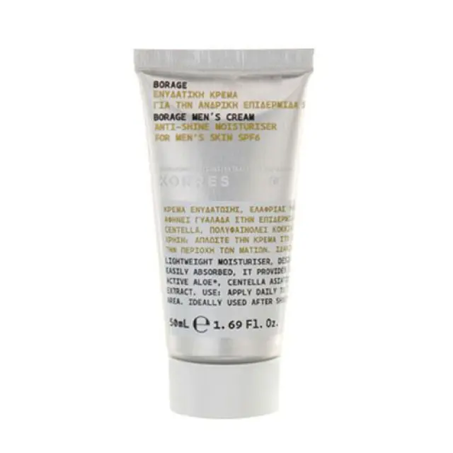 Korres Borage Ανδρική Κρέμα Ενυδάτωσης Spf6 50ml 2