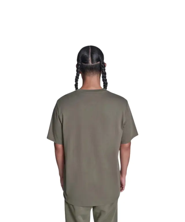 Converse - Ανδρικό T‑shirt All Star Tee CVM5T163-311 Λαδί 2