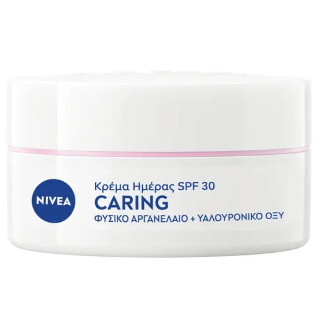 Nivea Caring Day Cream SPF30 Ενυδατική Κρέμα Ημέρας 50ml