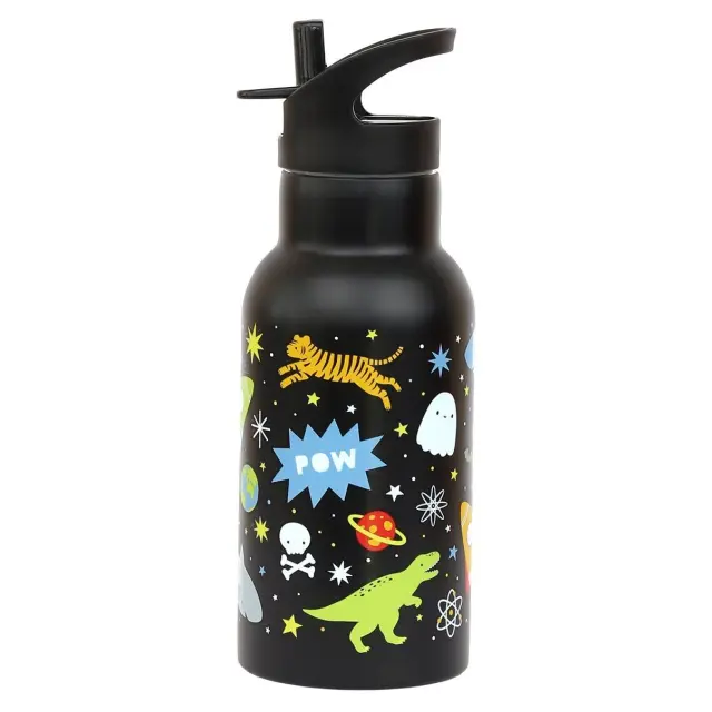 A Little Lovely Company Ανοξείδωτο Παγούρι Θερμός 350ml - Galaxy DBSSGA78 2