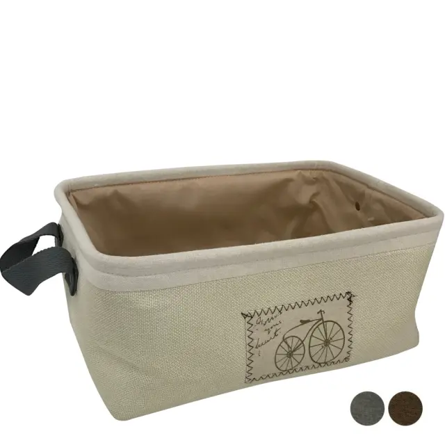 Καλάθι Αποθήκευσης Παραλληλόγραμμο 40x30x22cm Σε 3 Χρώματα