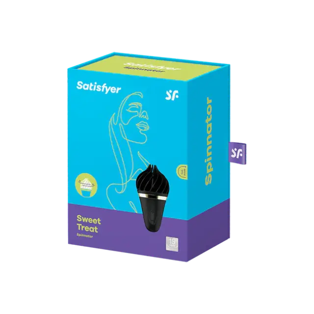 Satisfyer Sweet Treat Mini Κλειτοριδικός Δονητής 10.4cm Μαύρος