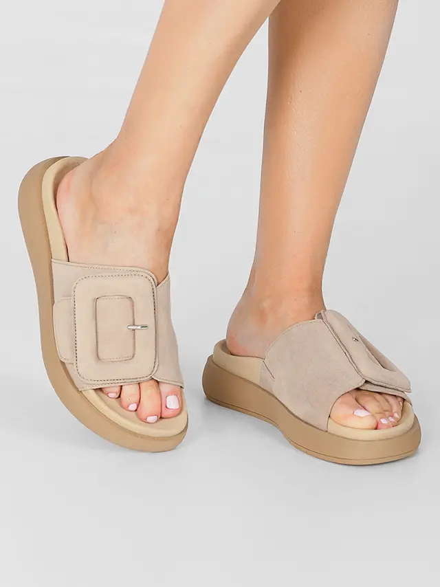 Gabor Πέδιλα Γυναικείο δέρμα Nubuck Μπεζ GAB/43751 12-DESERT 2