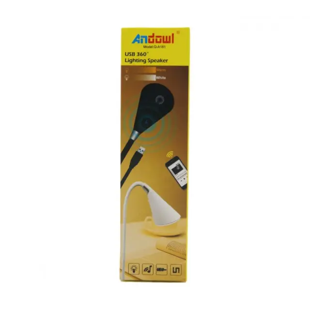 LED ΛΑΜΠΑ ΜΕ ΗΧΕΙΟ ΚΑΙ BLUETOOTH ANDOWL AN-Q-A181 3