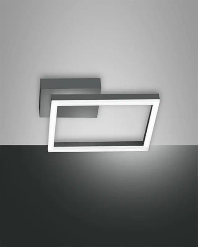 Bard 3394-21/23 φωτιστικό οροφής 30x30 τετράγωνο led Ανθρακί 3000k