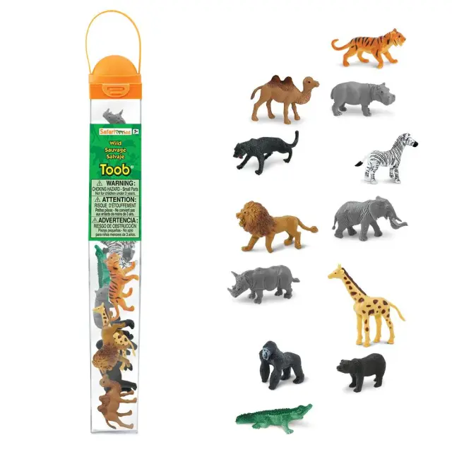 Safari Ltd Μινιατούρες Wild TOOB “Άγρια Ζώα” για 3+ ετών 695004