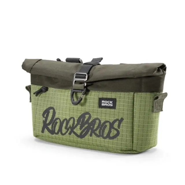 Rockbros W020-1 Foldable Handlebar Bicycle Bag Green