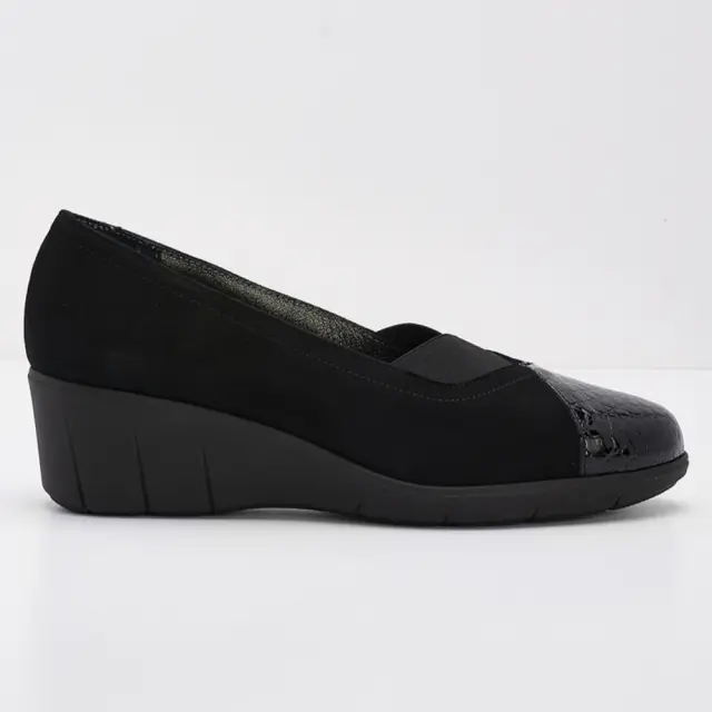 Soffice Sogno Μπαλαρίνες Γυναικείο δέρμα Nubuck/δέρμα λουστρίνι Μαύρο ASS/20534 NERO