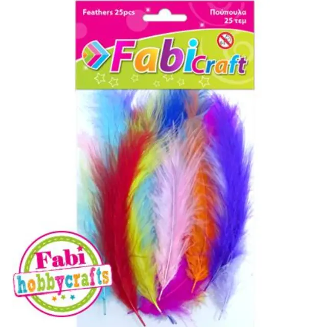 Πούπουλα Fabi 10gr 25τεμ Assorted