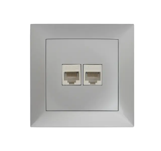 ΠΡΙΖΑ DATA ΔΙΠΛΗ RJ45+RJ45 Cat.6 ΠΛΗΡΗΣ ΑΣΗΜΙ