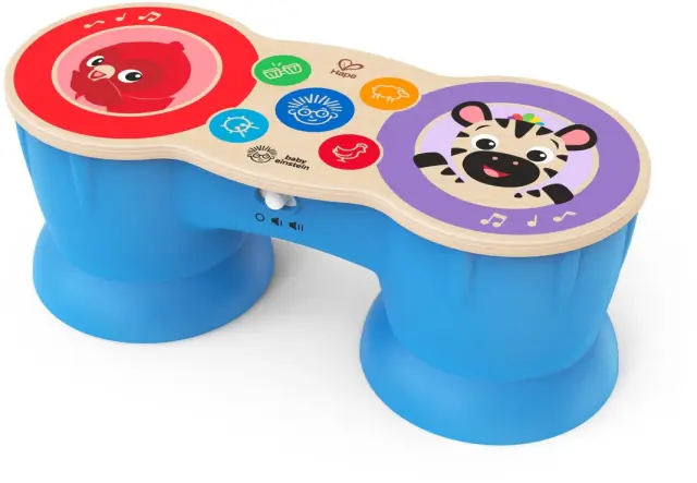 Hape Kids II Ξύλινο Magic Touch Drum Upbeat Tunes