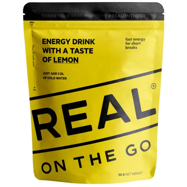 REAL On The Go Energy Drink Taste Lemon- Ενεργειακό ποτό με γεύση λεμόνι - 70-Τuscan Yellow-Κίτρινο