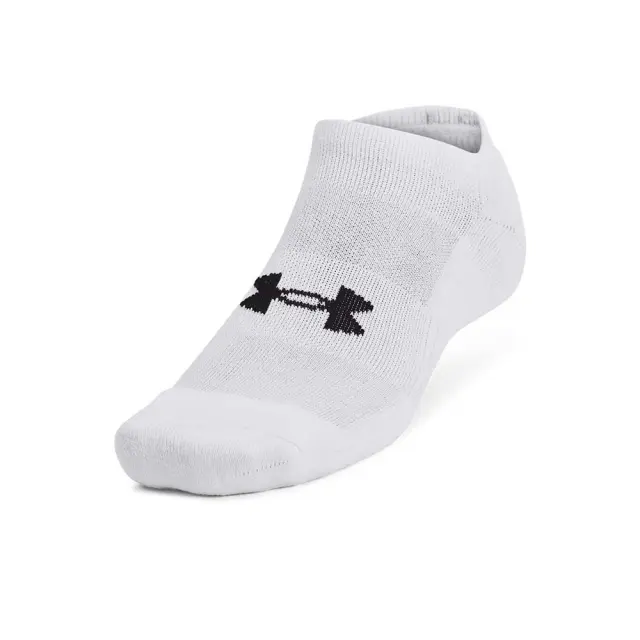 Under Armour Unisex Performance Tech 3 Pack No Show Socks Άσπρο 1386313-100 (Under Armour) 2