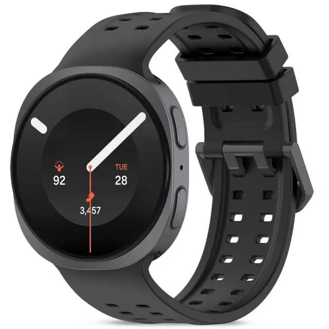 Tech-protect Silicone Air Samsung Galaxy Watch 8 / 9 / Classic (40 / 44 / 46 Mm) Black