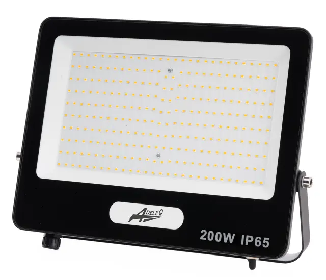 ΠΡΟΒΟΛΕΑΣ LED 200W 230V 3000K ΚΑΙ ΓΙΑ ΑΝΙΧΝΕΥΤΗ ΚΙΝΗΣ.IP65 ΜΑΥΡΟΣ