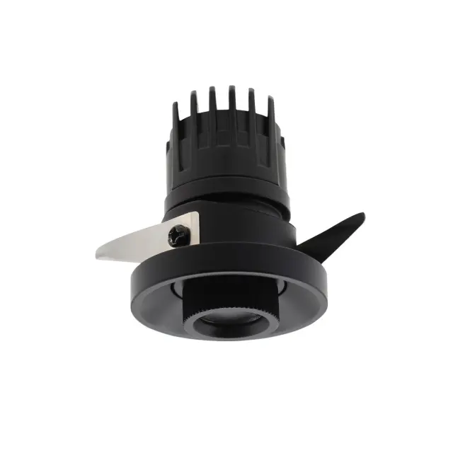 Bloc 04264/B/C Χωνευτό κινητό σποτ zoomlight led 2W 4000K 15°-24° μαύρο