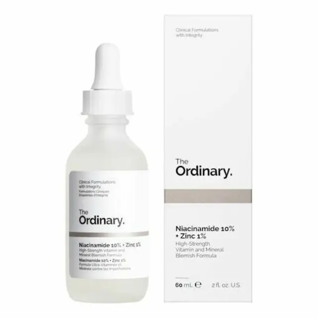 The Ordinary Niacinamide 10% + Zinc 1% Ενυδατικό Serum Προσώπου με Νιασιναμίδη για Λάμψη 60ml