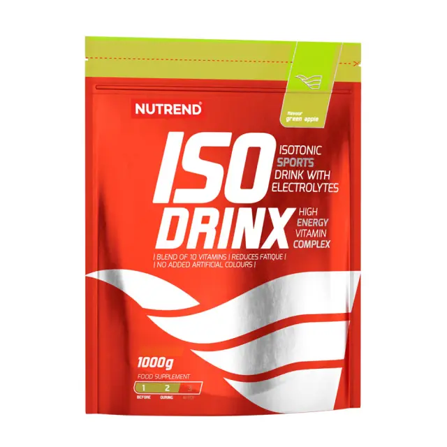 Nutrend IsoDrinx - Isotonic Sport Drink Green Apple, 1000 g