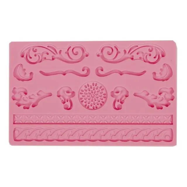 Καλούπι σιλικόνης ornaments 20x12.5x0.7 cm