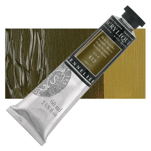 Ακρυλικό Sennelier Extra Fine - 412 Sennelier Brown S2 - 60ml