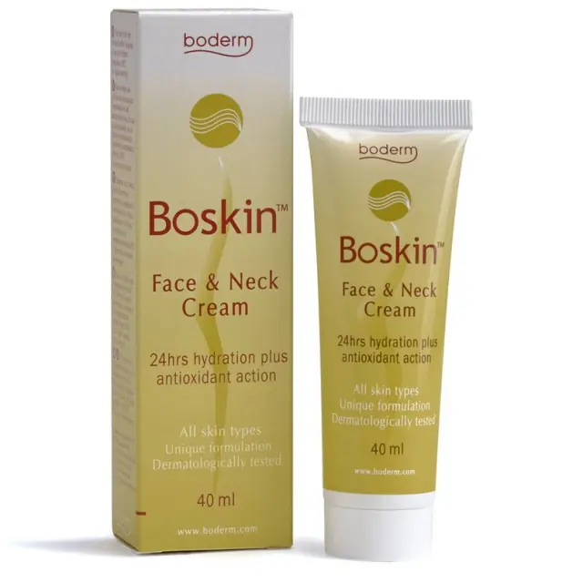 Boderm Boskin Face & Neck Cream Ενυδατική Κρέμα Προσώπου & Λαιμού, 40ml