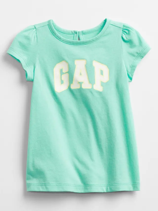 Βρεφικό Gap Logo Φόρεμα aqua tide green