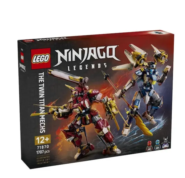LEGO Ninjago 71870 - Bliźniacze tytanowe mechy