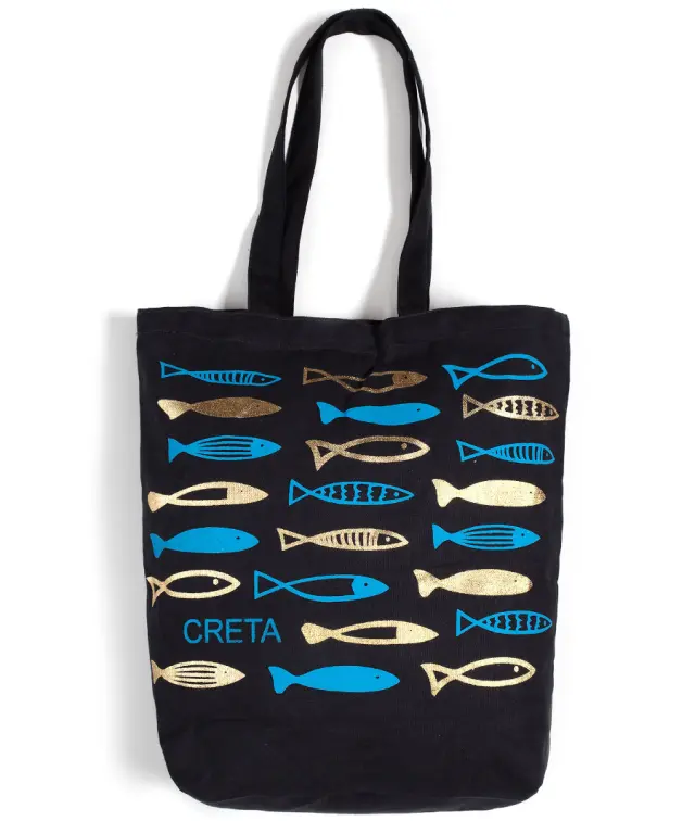 Τσάντα καραβόπανο (40cm x 40cm x 10cm) gold 6 CRETA - -